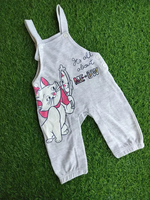 Girls Meow Dungaree EBD011